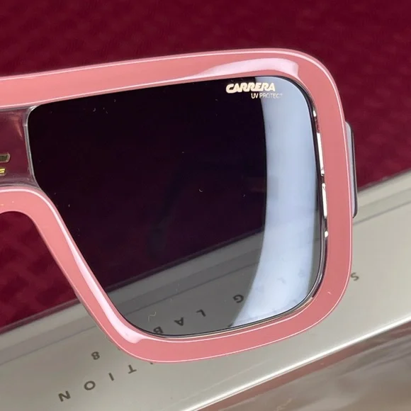 NWB NEW Carrera FLAGLAB 14 sunglasses in Pink Beige - Picture 8 of 15